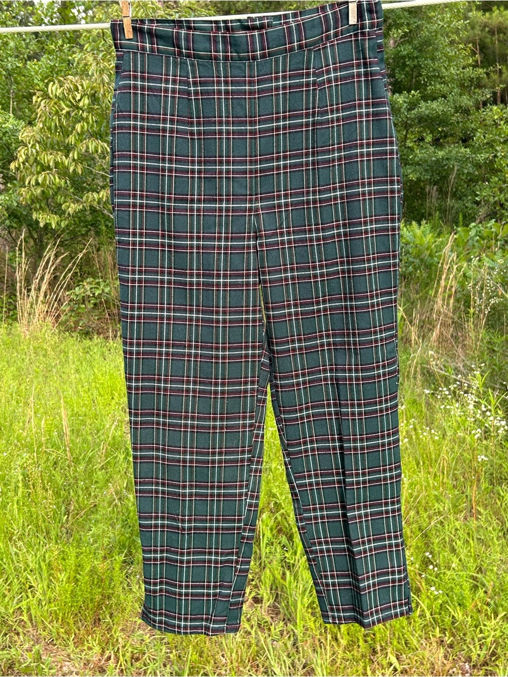 Hell bunny retro pattern 50s high waist capris